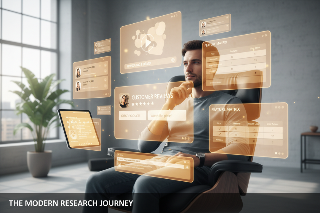 How Modern Customers Research Before Making a Purchase