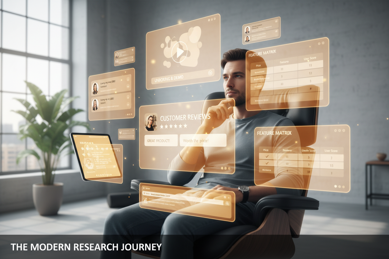 How Modern Customers Research Before Making a Purchase
