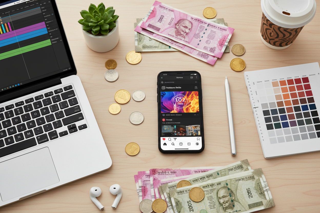 How Much Does Instagram Reel Editing Cost in India?