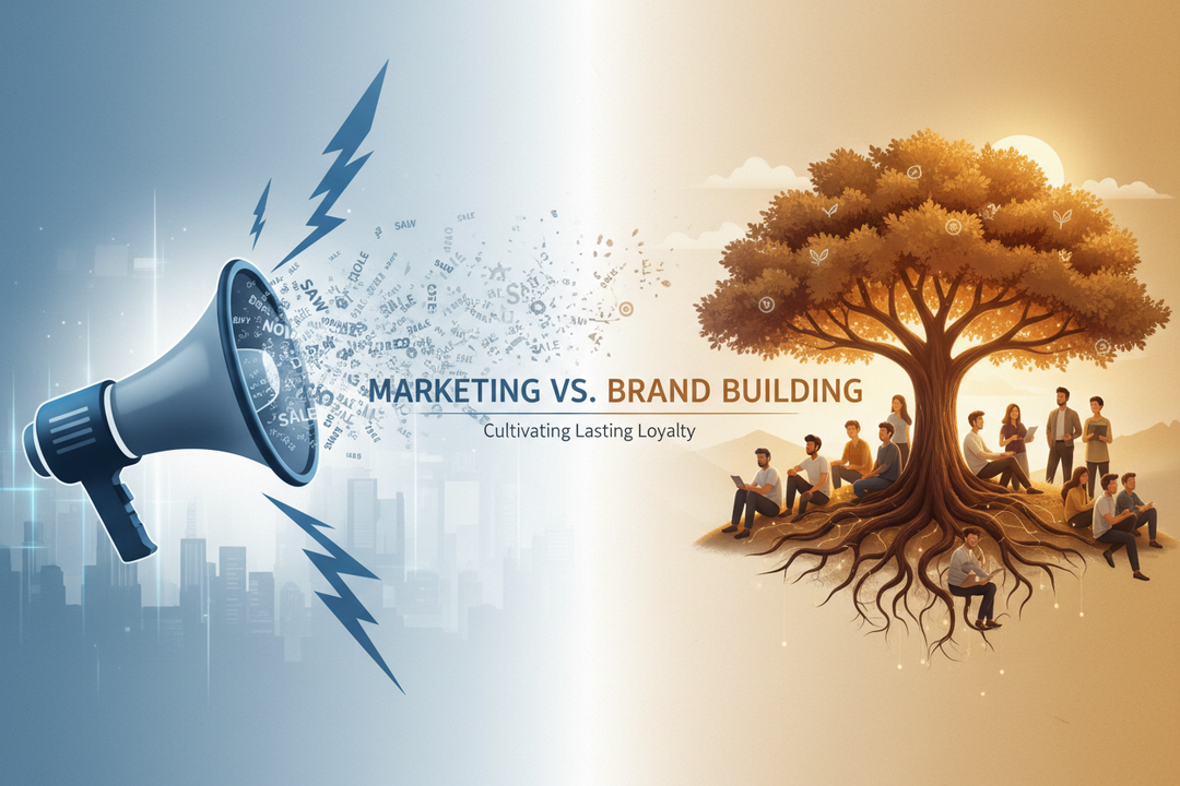 The Difference Between Marketing and Brand Building
