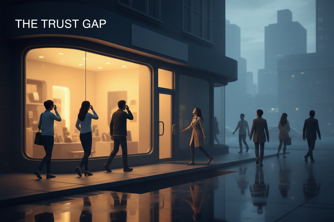 The Trust Gap: Why Prospects Visit But Never Inquire