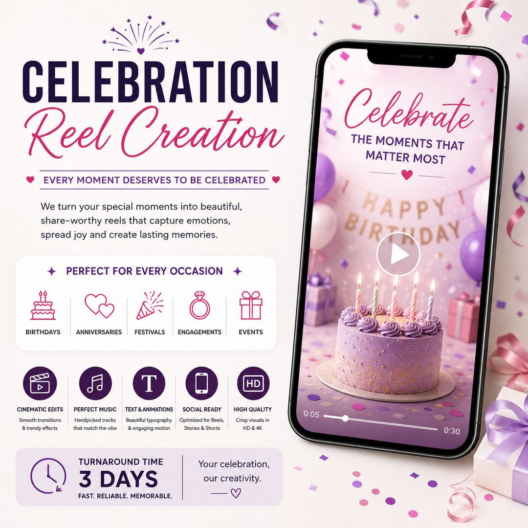 Celebration Reel Creation